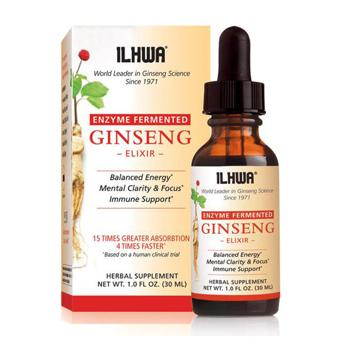 ILHWA Enzyme Fermented Ginseng Elixir, 1.0 fl. oz.