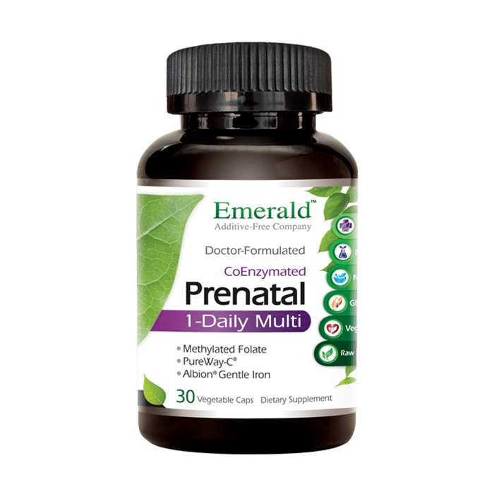 Emerald Prenatal 1-Daily Multi, 30 Veg Capsules