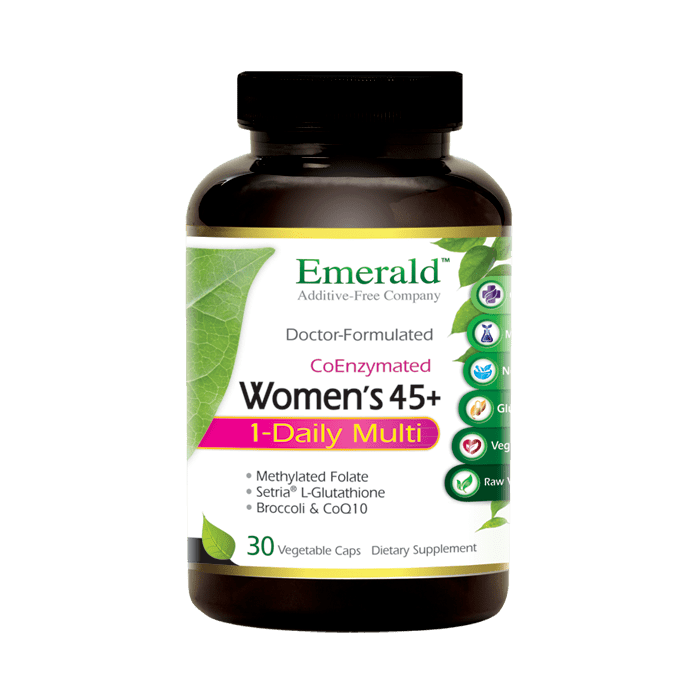 Emerald Women's 45+ 1-Daily, 30 Veg Capsules