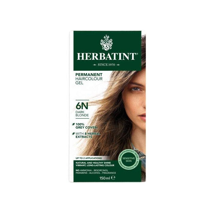 Herbatint Dark Blonde 6N, 4.56 fl.oz.