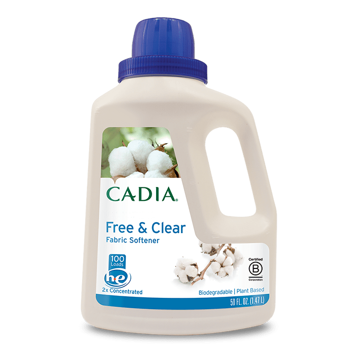 Cadia Fabric Softener, Free & Clear, 50 fl. oz.