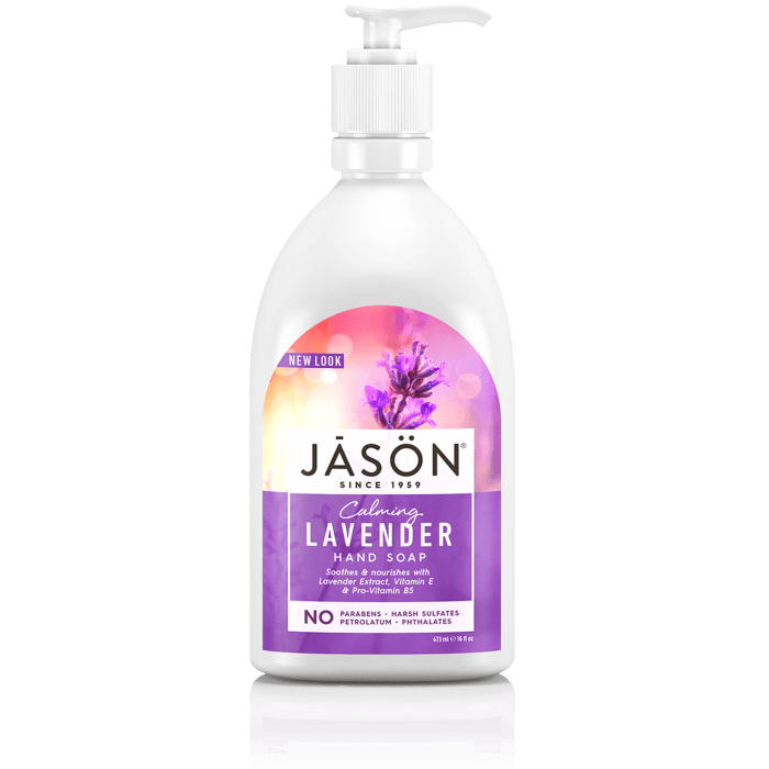 Jason Calming Lavender Hand Soap, 16 fl. oz.