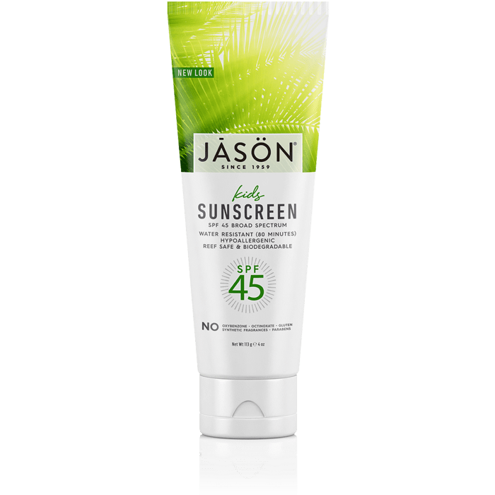 Jason Kids Broad Spectrum Sunscreen, SPF 45, 4 oz.