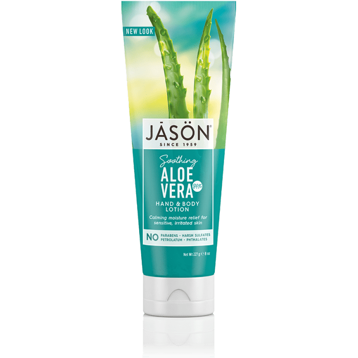 Jason Soothing 84% Aloe Vera Hand & Body Lotion, 8 fl. oz.