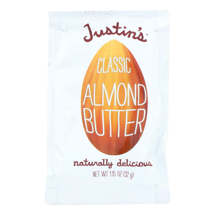 Justin's Almond Butter Squeeze Pack, Classic, 1.15 oz.