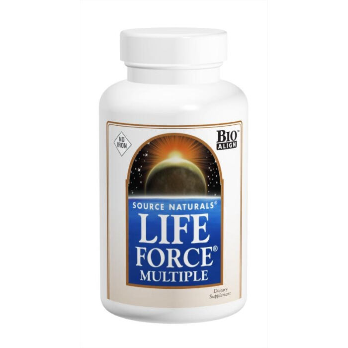 Source Naturals Life Force Multiple No Iron Vitamin, 180 Tablets