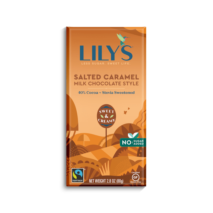 Lily's Salted Caramel Milk Chocolate Style Bar, 2.8 oz.