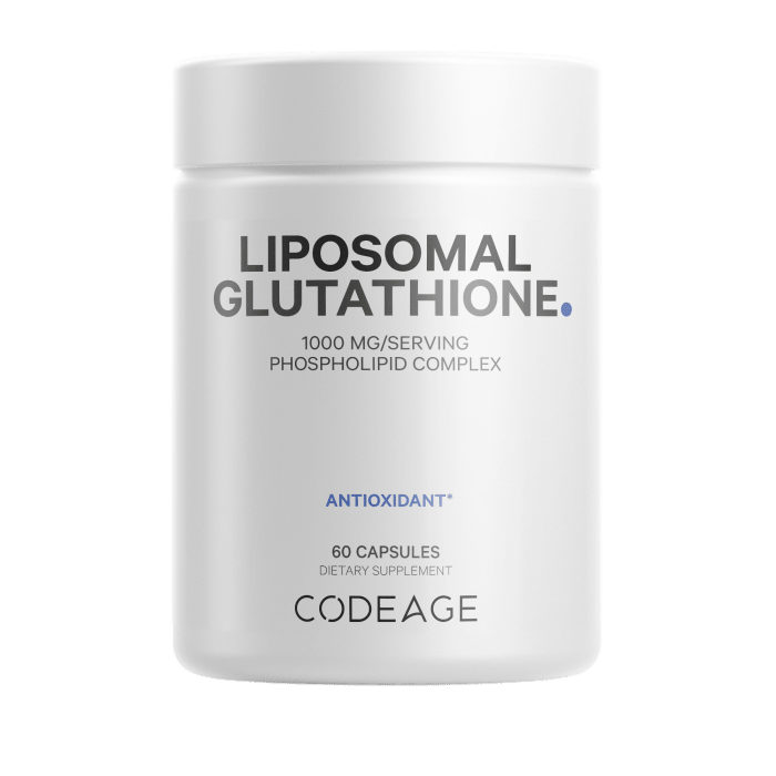 Codeage Liposomal Glutathione 1000mg, 60 capsules