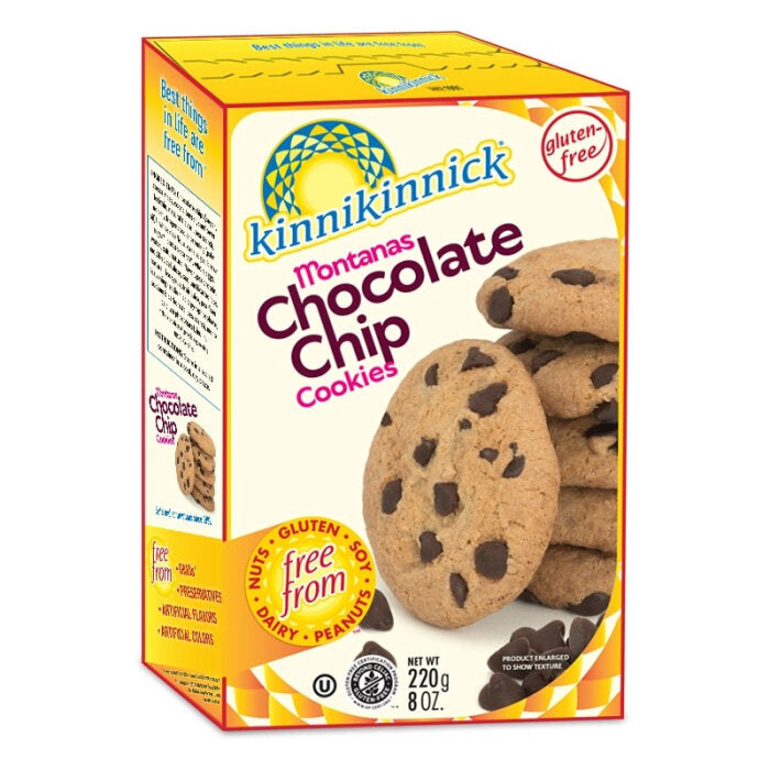 Kinnikinnick Montanas Chocolate Chip Cookies, 8 oz.