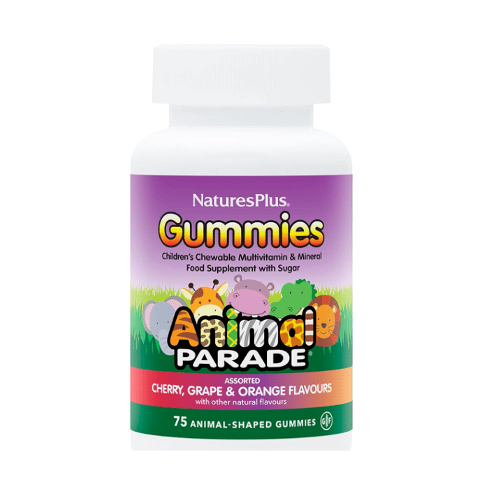 Nature's Plus Animal Parade Assorted Gummies, 75 Count