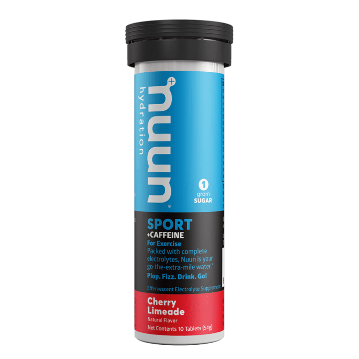 Nuun Sport + Caffeine Hydration Tablets, Cherry Limeade, 10 Tablets