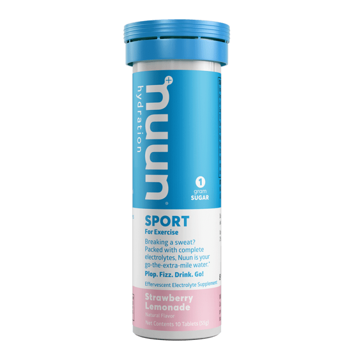 Nuun Sport Hydration Tablets, Strawberry Lemonade, 10 Tablets