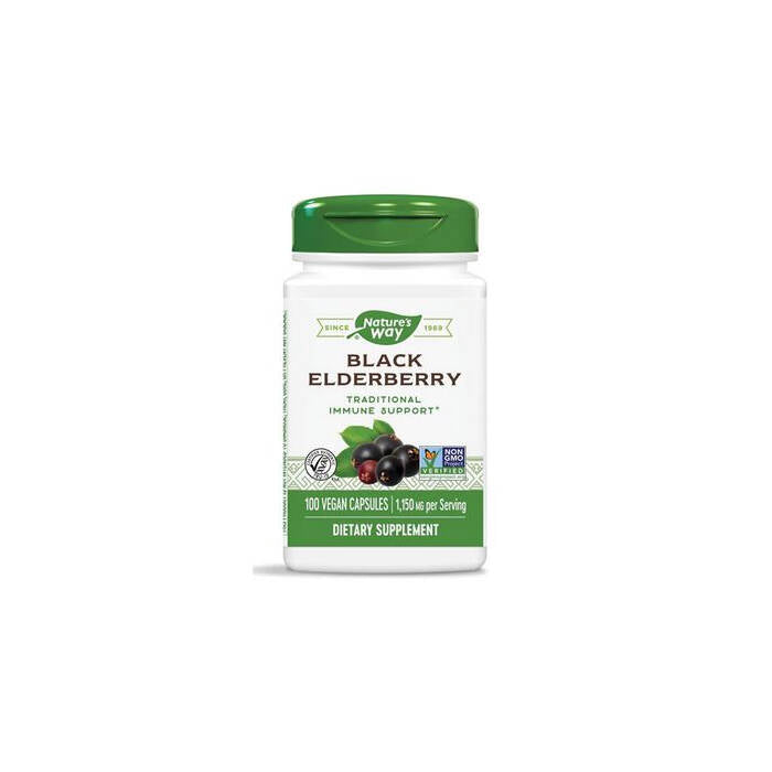 Nature's Way Black Elderberry, 100 Capsules