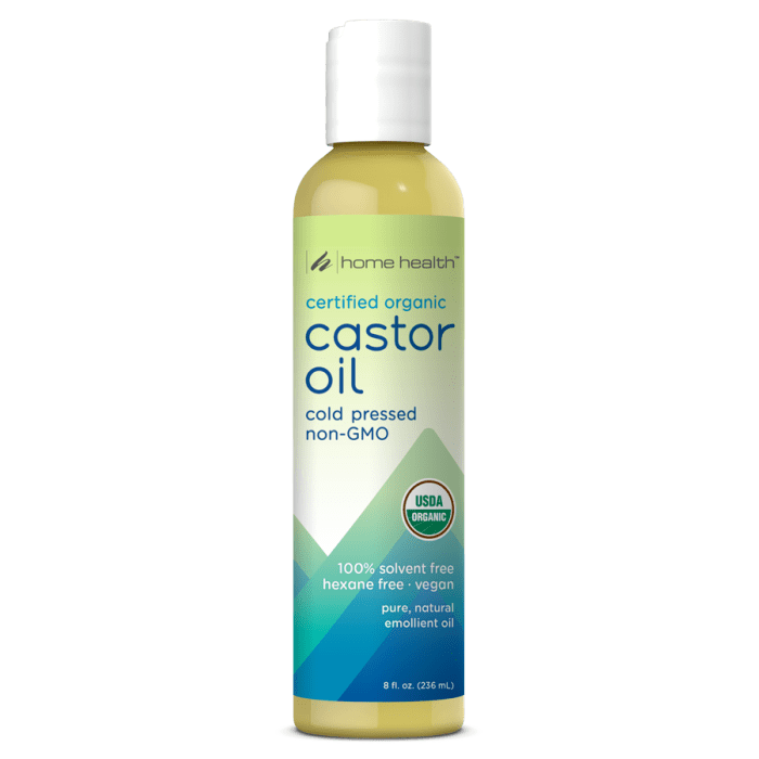 Home Health Organic Castor Oil, 8 fl. oz.