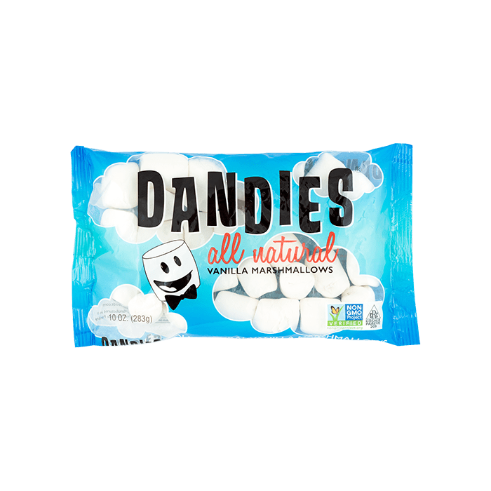 Dandies All Natural Vegan Vanilla Marshmallows, 10 oz.