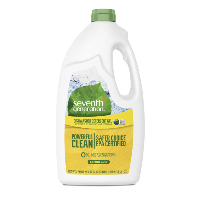 Seventh Generation Lemon Dishwasher Detergent Gel, 42 oz.