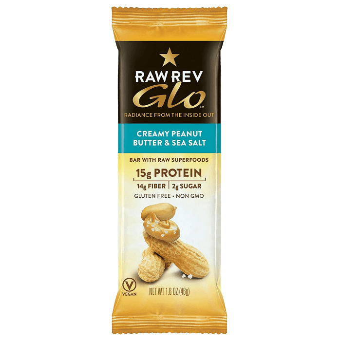 Raw Rev Glo Creamy Peanut Butter & Sea Salt Bar