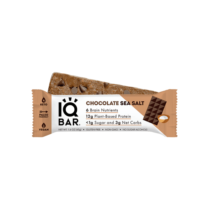 IQBAR Chocolate Sea Salt Protein Bar