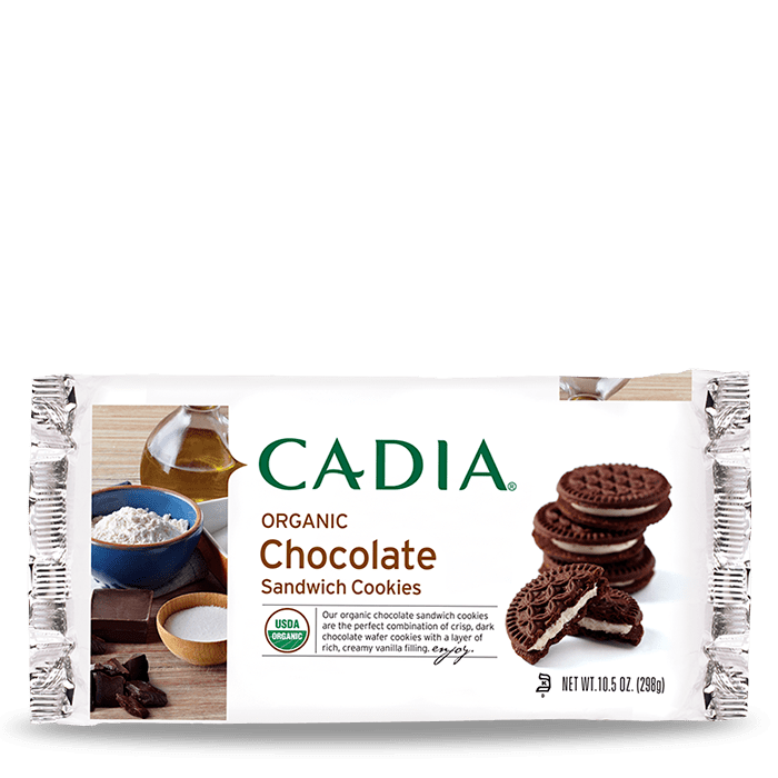 Cadia Organic Chocolate Sandwich Cookies, 10.5 oz.