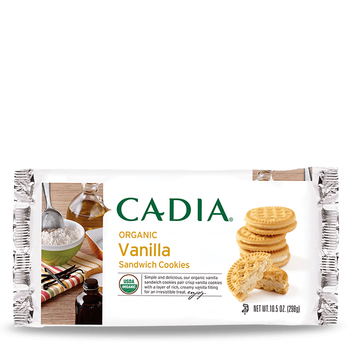 Cadia Organic Vanilla Sandwich Cookies, 10.5 oz.