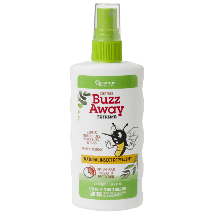 Quantum Buzz Away Extreme Insect Repellent Spray, 4 fl. oz.