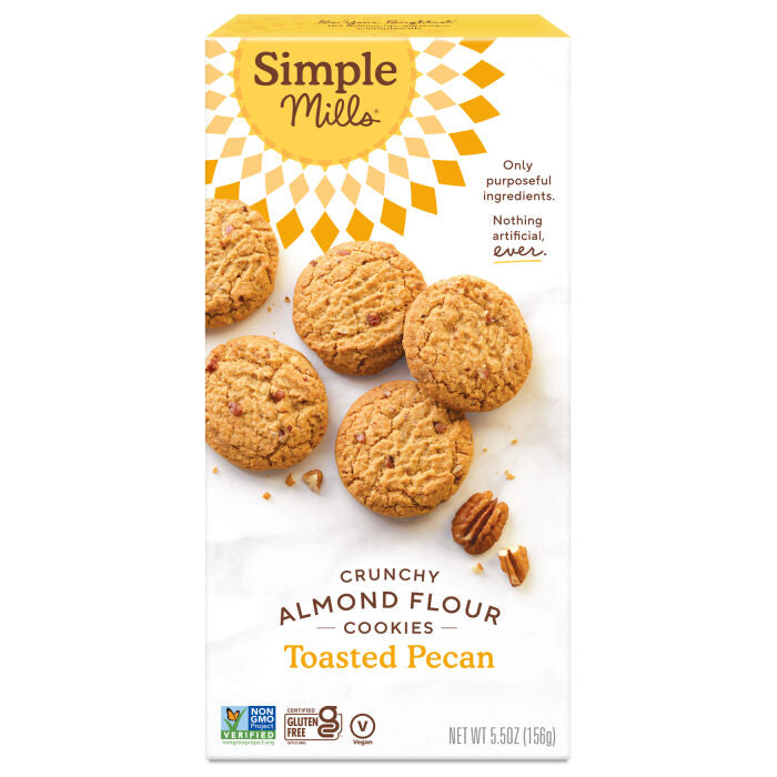 Simple Mills Crunchy Toasted Pecan Cookies, 5.5 oz.