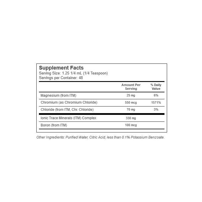 Trace Minerals Ionic Chromium, 2 fl. oz.