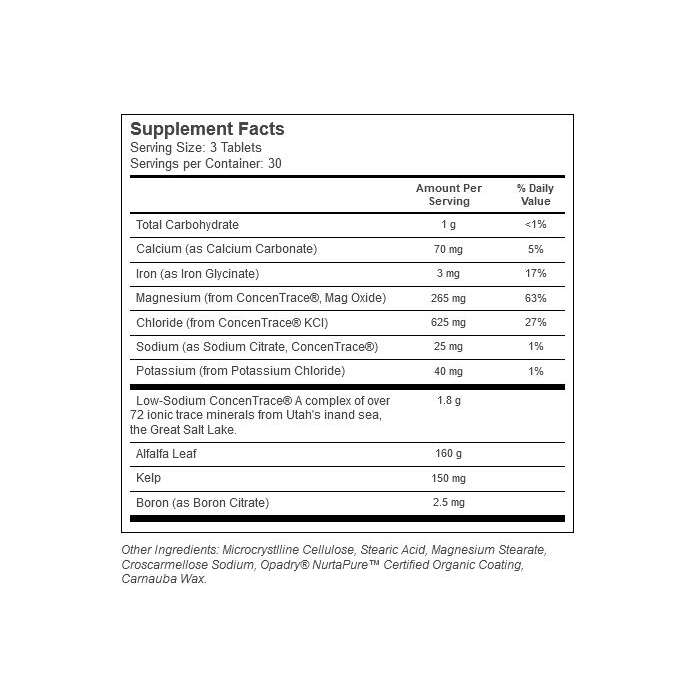 Trace Minerals ConcenTrace Trace Mineral Tablets, 90 Tablets