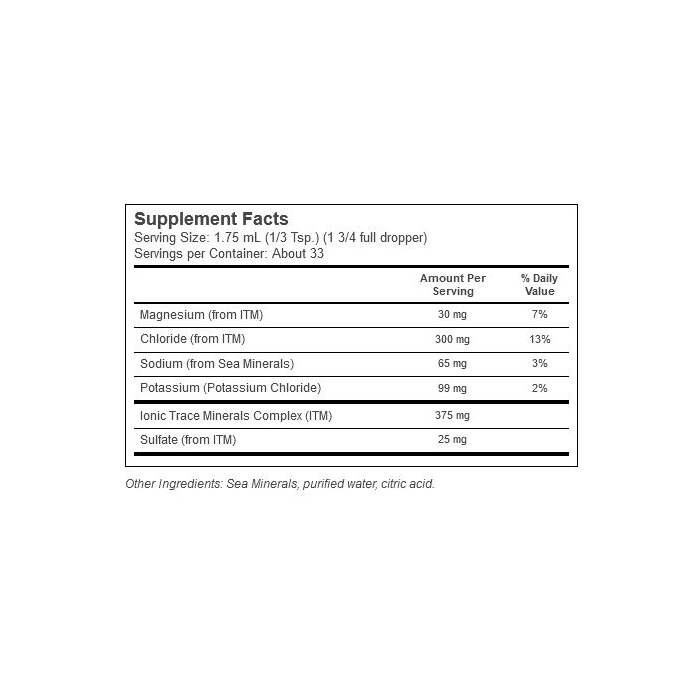 Trace Minerals Ionic Potassium, 2 fl. oz.