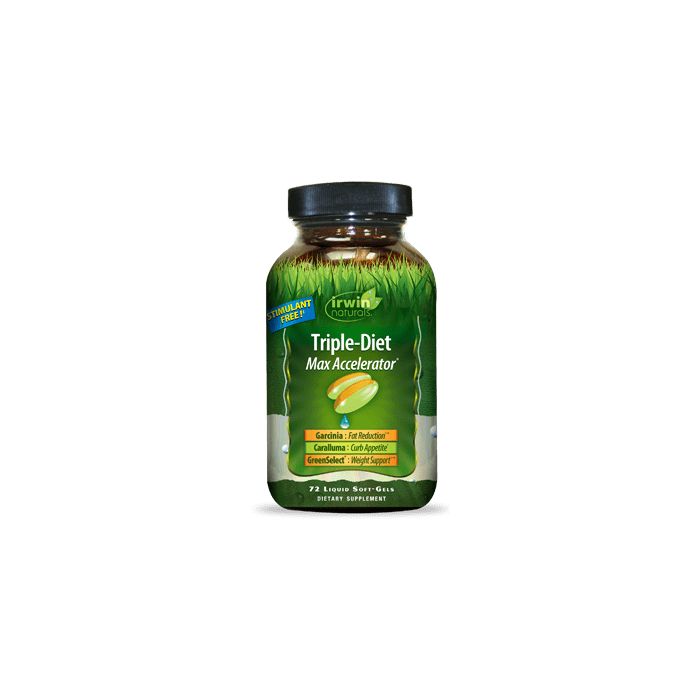 Irwin Naturals Triple-Diet Max Accelerator, 72 Softgels