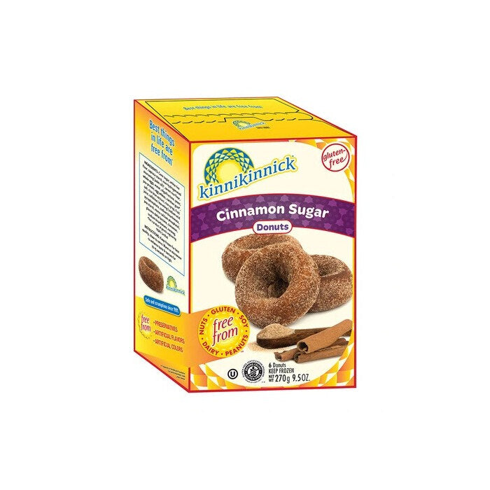 Kinnikinnick Cinnamon Sugar Donuts, 6 Count