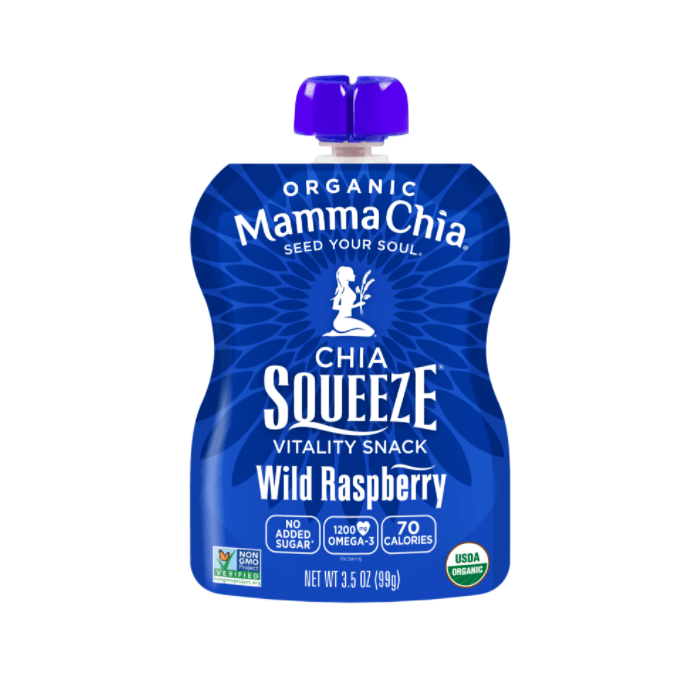 Mamma Chia Squeeze Wild Raspberry, 3.5 oz.