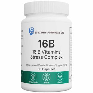 16 B Vitamins, by Systemic Formulas