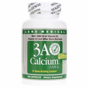 3A Calcium Ultra, 180 Capsules, by Lane Medical