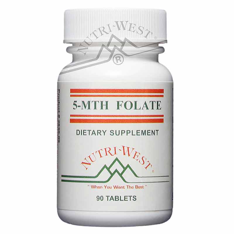 5-MTH Folate, 90 Tablets, by Nutri-West