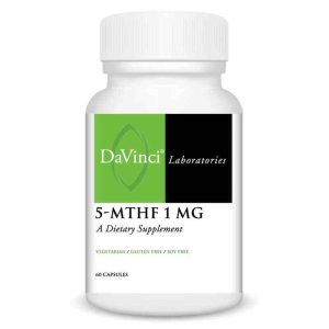 5-MTHF 1 Mg, 60 Capsules, by DaVinci Labs