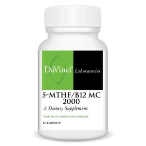 5-MTHF/B12 MC 2000, 60 Capsules, by DaVinci Labs