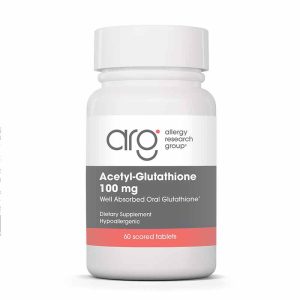 Acetyl-Glutathione 100 Mg, 60 Tablets, by Allergy Research Group