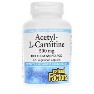 Acetyl-L-Carnitine 500 Mg, by Natural Factors
