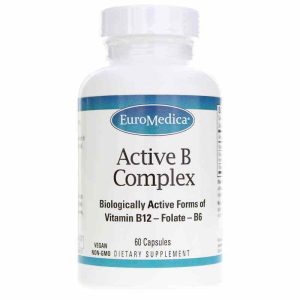 Active B Complex, 60 Capsules, by EuroMedica