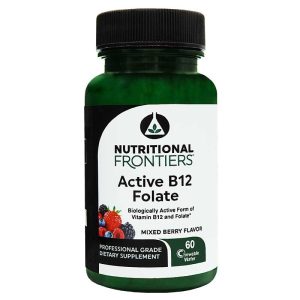 Active B12 Folate Mixed Berry Flavor, 60 Wafers, by Nutritional Frontiers