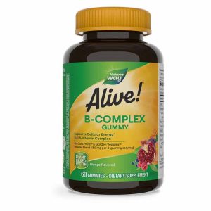 Alive B-Complex Gummies, 60 Gummies, by Natures Way