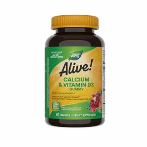 Alive Calcium + D3 Gummies, 60 Gummies, by Natures Way