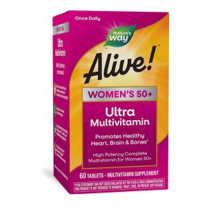 Alive Once Daily Women's 50+ Ultra Potency Multi, 60 Ta, by Natures Way