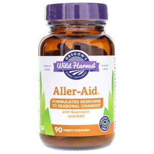 Aller-Aid with Quercetin & NAC, 90 Vegan Capsules, by Oregons Wild Harvest