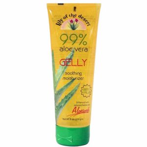 99% Aloe Vera Gelly Soothing Moisturizer, 8 Oz, by Lily Of The Desert