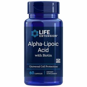 Alpha-Lipoic Acid with Biotin, 60 Capsules, by Life Extension
