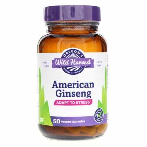 American Ginseng, 50 Vegan Capsules, by Oregons Wild Harvest