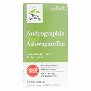 Andrographis and Ashwagandha, 60 Capsules, by Terry Naturally