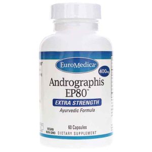 Andrographis EP80 Extra Strength, 60 Capsules, by EuroMedica